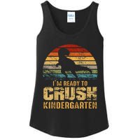 Kids Ready To Crush Kindergarten T Rex Dinosaur Ladies Essential Tank