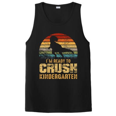 Kids Ready To Crush Kindergarten T Rex Dinosaur PosiCharge Competitor Tank