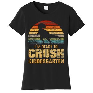 Kids Ready To Crush Kindergarten T Rex Dinosaur Women's T-Shirt