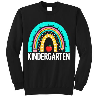 Kindergarten Rainbow Teacher Team Kindergarten Crew Girl Boy Sweatshirt