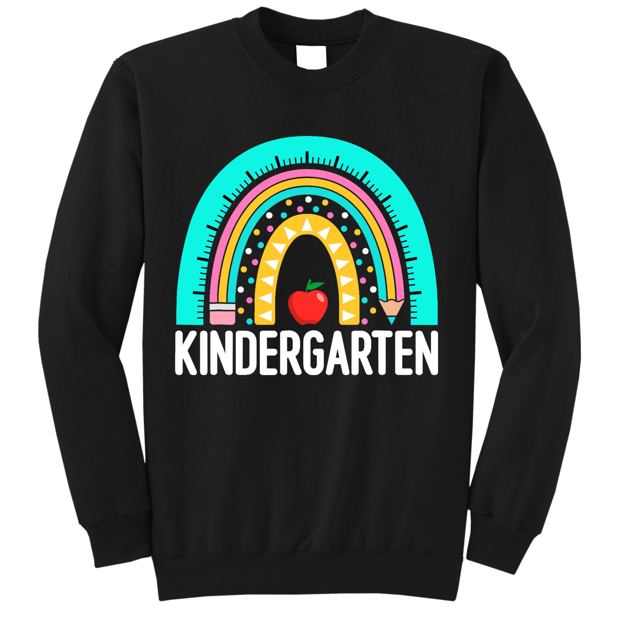Kindergarten Rainbow Teacher Team Kindergarten Crew Girl Boy Sweatshirt