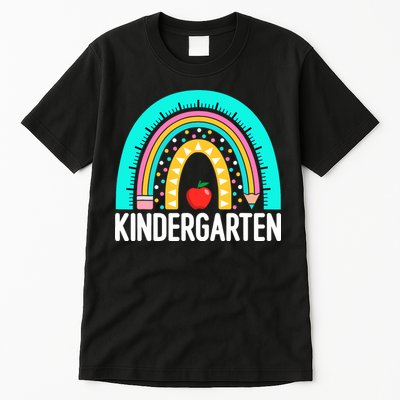 Kindergarten Rainbow Teacher Team Kindergarten Crew Girl Boy Tall T-Shirt