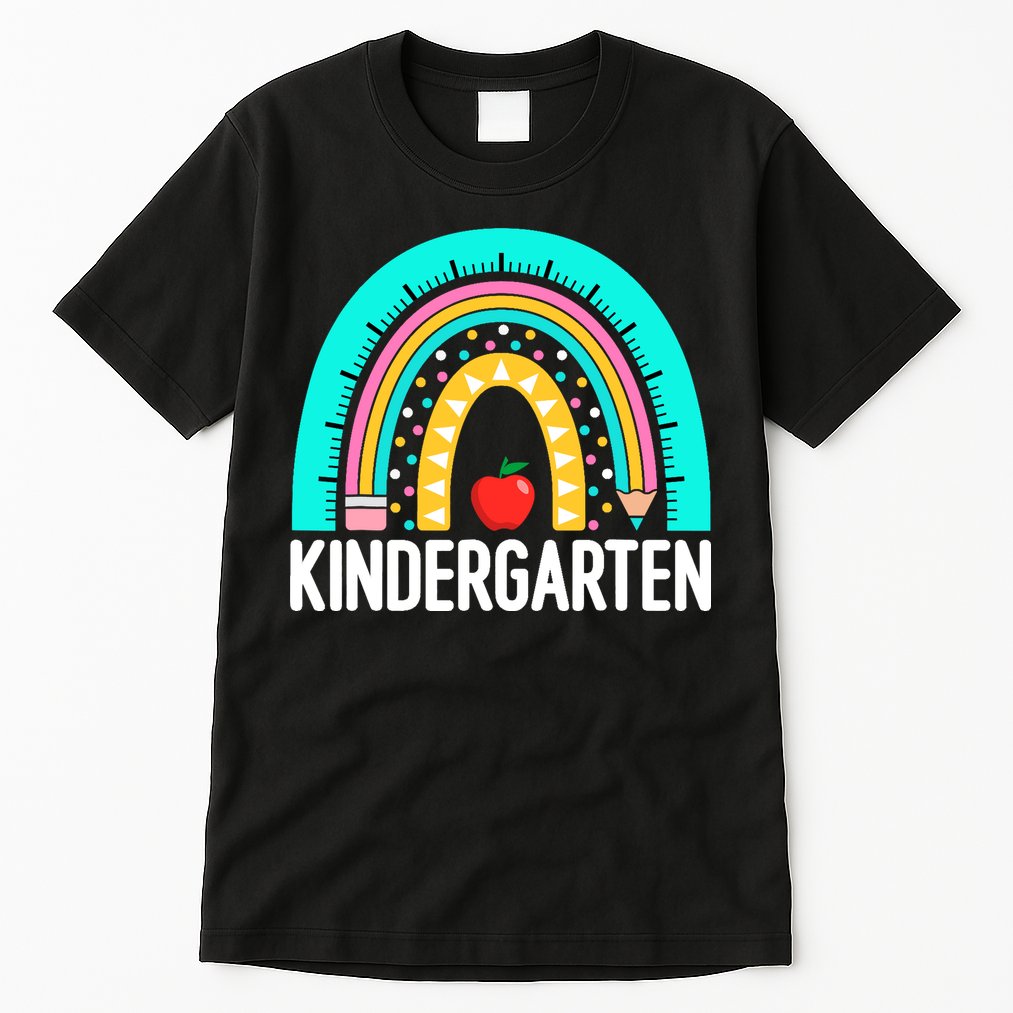 Kindergarten Rainbow Teacher Team Kindergarten Crew Girl Boy Tall T-Shirt