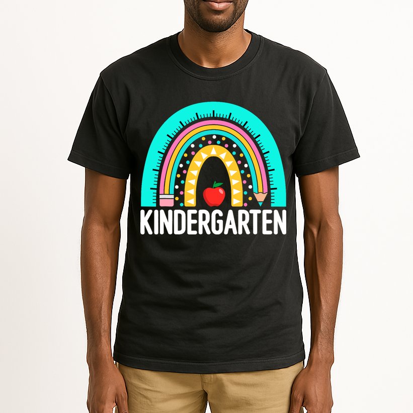 Kindergarten Rainbow Teacher Team Kindergarten Crew Girl Boy Tall T-Shirt