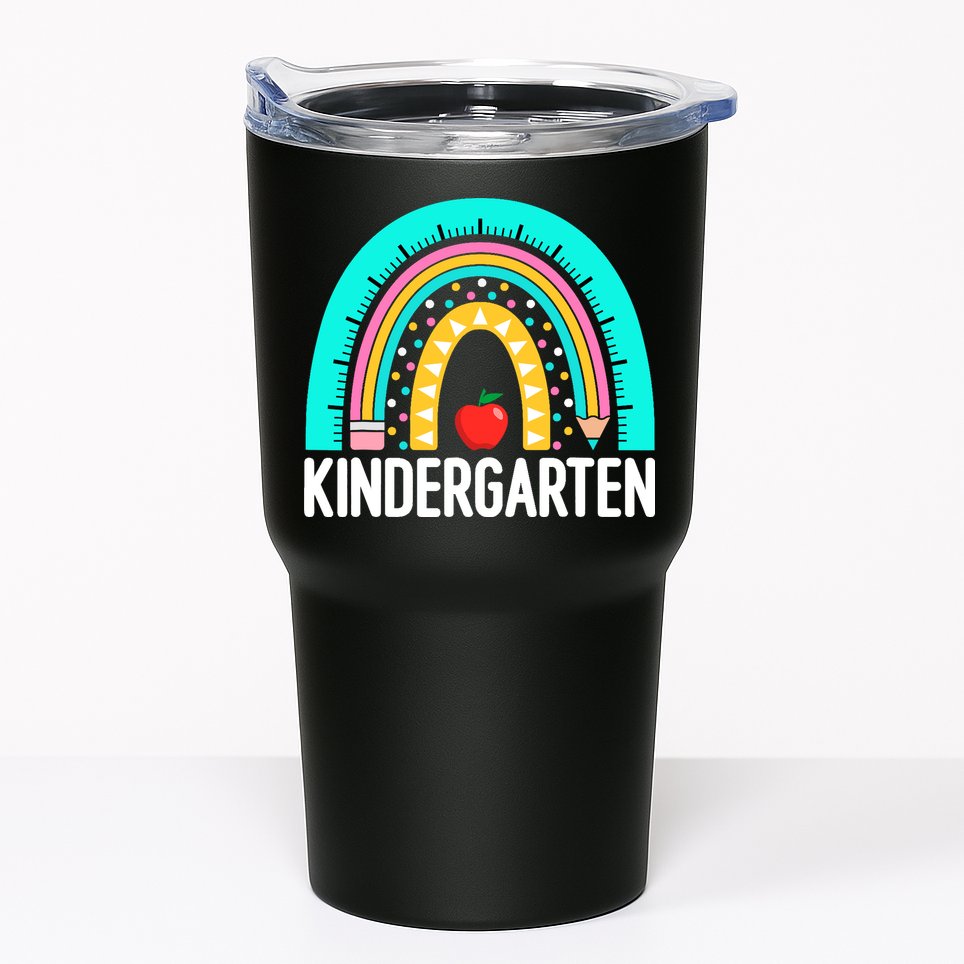 Kindergarten Rainbow Teacher Team Kindergarten Crew Girl Boy Tumbler