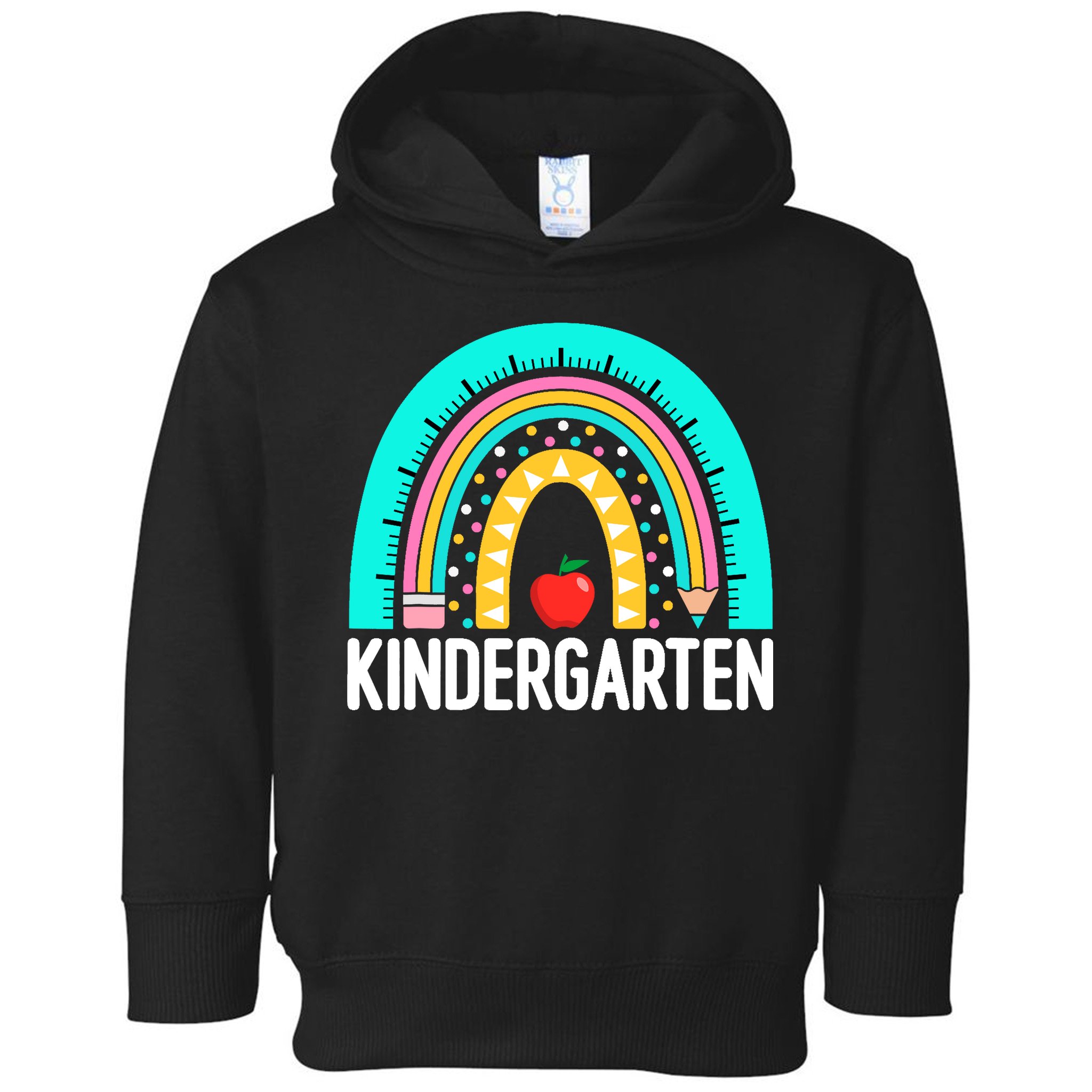 Kindergarten Rainbow Teacher Team Kindergarten Crew Girl Boy Toddler Hoodie
