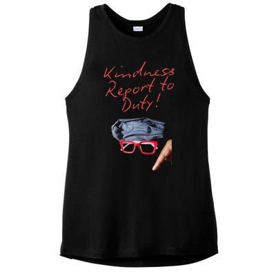 Kindness Report To Duty Ladies PosiCharge Tri-Blend Wicking Tank