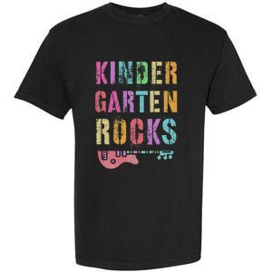 Kindergarten Rocks Teacher Crew Rock Star Kinder Team Garment-Dyed Heavyweight T-Shirt