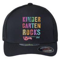 Kindergarten Rocks Teacher Crew Rock Star Kinder Team Flexfit Unipanel Trucker Cap