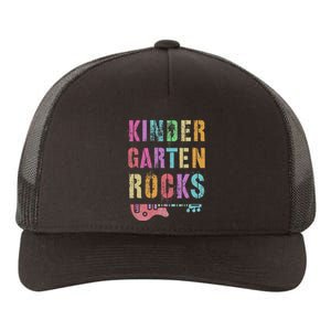 Kindergarten Rocks Teacher Crew Rock Star Kinder Team Yupoong Adult 5-Panel Trucker Hat