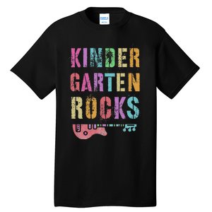 Kindergarten Rocks Teacher Crew Rock Star Kinder Team Tall T-Shirt