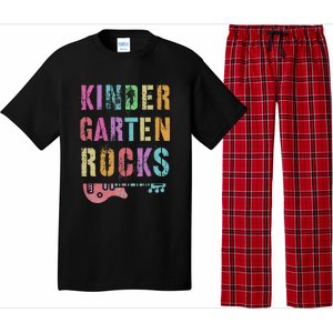 Kindergarten Rocks Teacher Crew Rock Star Kinder Team Pajama Set