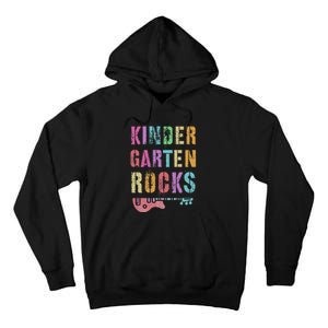 Kindergarten Rocks Teacher Crew Rock Star Kinder Team Tall Hoodie