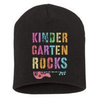 Kindergarten Rocks Teacher Crew Rock Star Kinder Team Short Acrylic Beanie