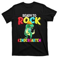 Kindergarten Ready To Rock Dinosaur Back To School Outfit T-Shirt