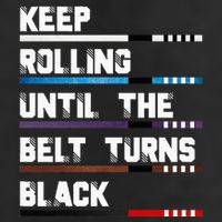 Keep Rolling Until The Belt Turns Black Brazilian Jiujitsu Adult Drive Performance Visor