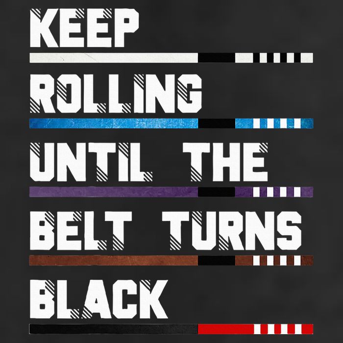 Keep Rolling Until The Belt Turns Black Brazilian Jiujitsu Adult Drive Performance Visor