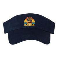 Karma Retro Vintage Sunset Cat Visor