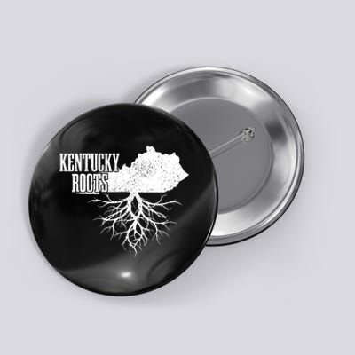 Kentucky Roots Vintage Usa Patriotic Pride State Map Gift Button