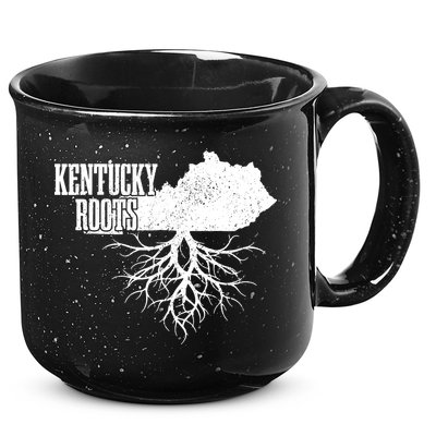 Kentucky Roots Vintage Usa Patriotic Pride State Map Gift 15oz Campfire Ceramic Mug