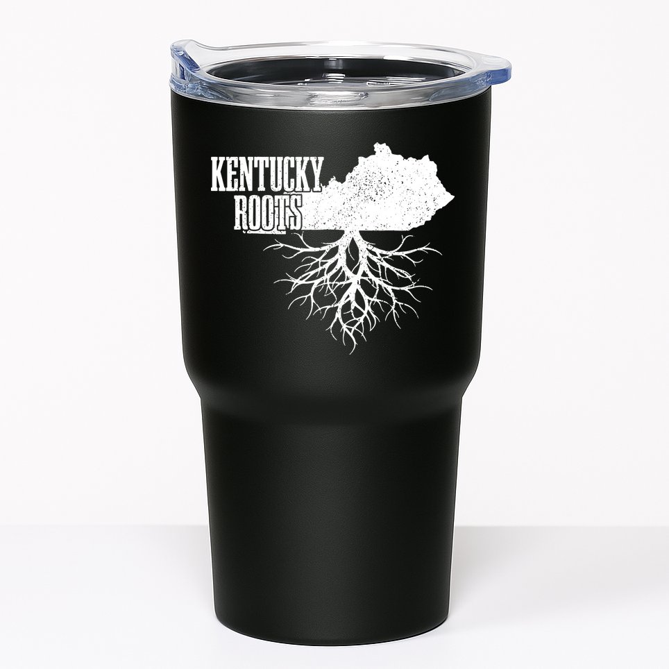 Kentucky Roots Vintage Usa Patriotic Pride State Map Gift Tumbler