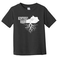 Kentucky Roots Vintage Usa Patriotic Pride State Map Gift Toddler T-Shirt