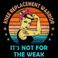 Knee Replacement Warrior ItS Not For The Weak Strong Women Impact Tech Backpack