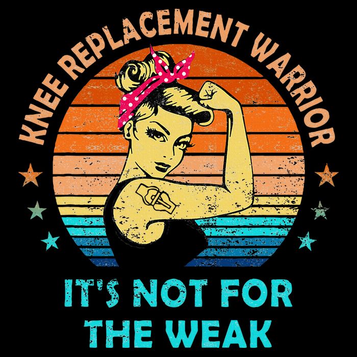 Knee Replacement Warrior ItS Not For The Weak Strong Backpack