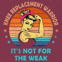 Knee Replacement Warrior ItS Not For The Weak Strong 16oz Travel Tumbler