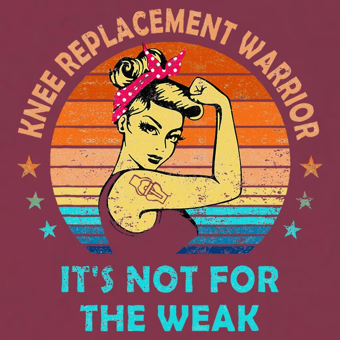 Knee Replacement Warrior ItS Not For The Weak Strong 16oz Travel Tumbler