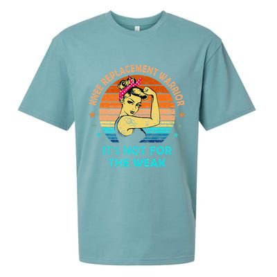 Knee Replacement Warrior ItS Not For The Weak Strong Sueded Cloud Jersey T-Shirt