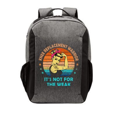 Knee Replacement Warrior ItS Not For The Weak Strong Women Vector Backpack