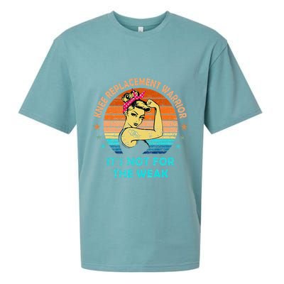 Knee Replacement Warrior ItS Not For The Weak Strong Women Sueded Cloud Jersey T-Shirt