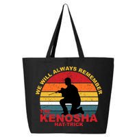 Kyle Rittenhouse We Will Always Remember The Kenosha Hat Trick 25L Jumbo Tote