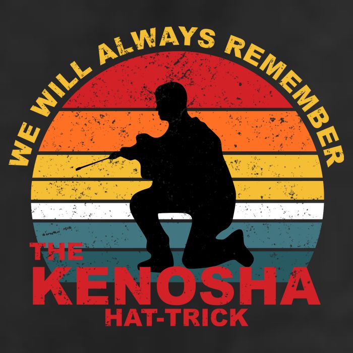 Kyle Rittenhouse We Will Always Remember The Kenosha Hat Trick 25L Jumbo Tote