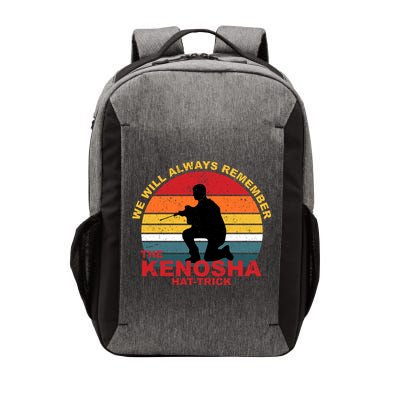 Kyle Rittenhouse We Will Always Remember The Kenosha Hat Trick Vector Backpack