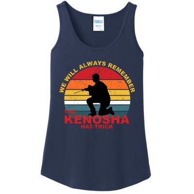 Kyle Rittenhouse We Will Always Remember The Kenosha Hat Trick Ladies Essential Tank