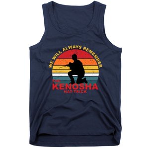 Kyle Rittenhouse We Will Always Remember The Kenosha Hat Trick Tank Top