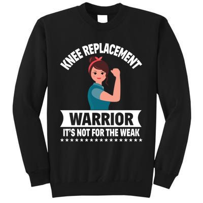 Knee Replacement Warrior Knee Surgery Recovery Get Well Gift Sweatshirt