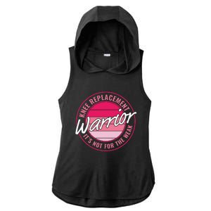 Knee Replacement Warrior Women Knee Surgery Ladies PosiCharge Tri-Blend Wicking Draft Hoodie Tank