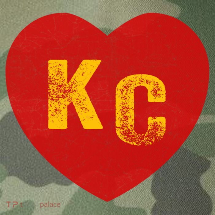 KC Red & Yellow Heart Kansas City Red/yellow heart kc red kc Legacy Tie Dye Trucker Hat