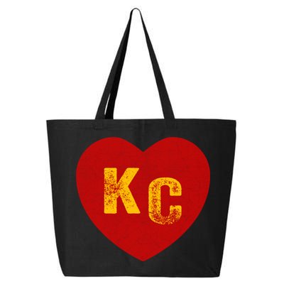 KC Red & Yellow Heart Kansas City Red/yellow heart kc red kc 25L Jumbo Tote