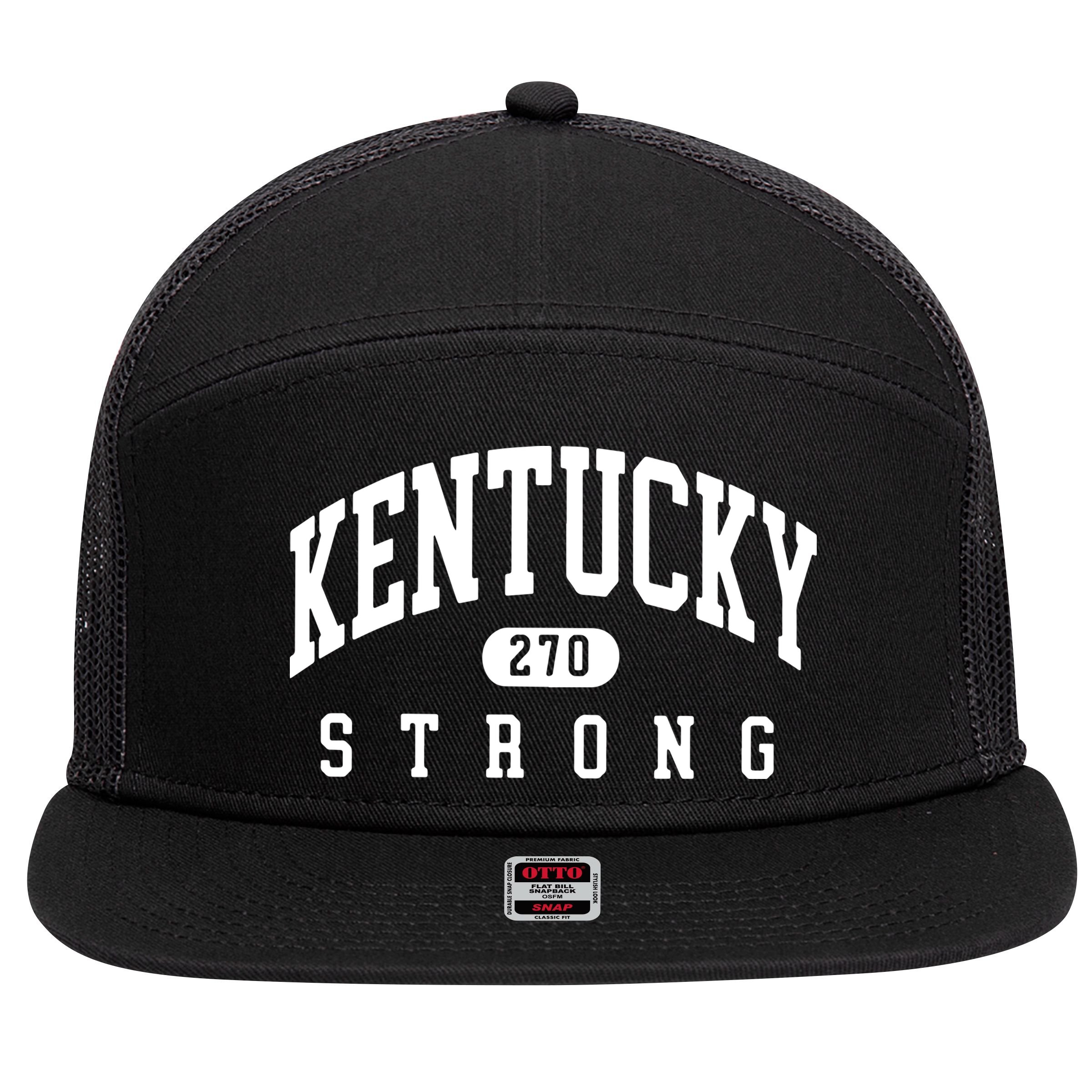 Kentucky Strong 270 7 Panel Mesh Trucker Snapback Hat
