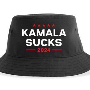 Kamala Sucks 2024 Anti Kamala Harris Sustainable Bucket Hat