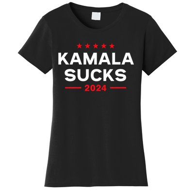 Kamala Sucks 2024 Anti Kamala Harris Women's T-Shirt