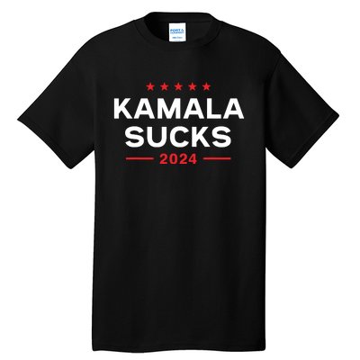 Kamala Sucks 2024 Anti Kamala Harris Tall T-Shirt