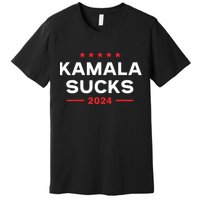 Kamala Sucks 2024 Anti Kamala Harris Premium T-Shirt