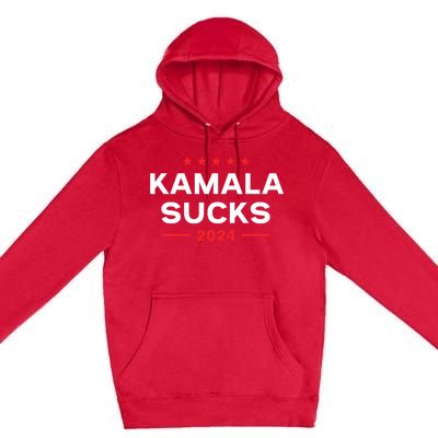 Kamala Sucks 2024 Anti Kamala Harris Premium Pullover Hoodie