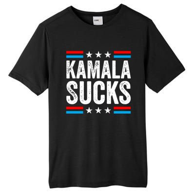 Kamala Sucks 2024 Anti Kamala Harris Us Election Political Gift Tall Fusion ChromaSoft Performance T-Shirt