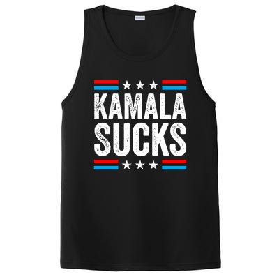 Kamala Sucks 2024 Anti Kamala Harris Us Election Political Gift PosiCharge Competitor Tank